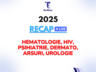 Cursuri recapitulare Hematologie, HIV, Psihiatrie, Dermato, Arsuri, Urologie